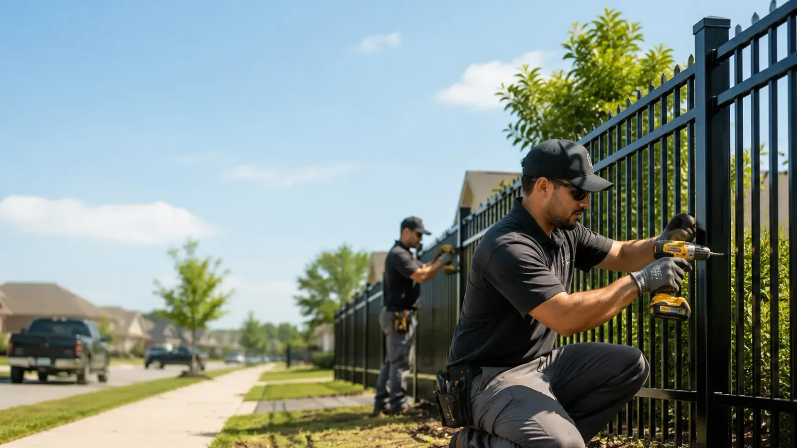 Metal Fence Installation in North Street, MI